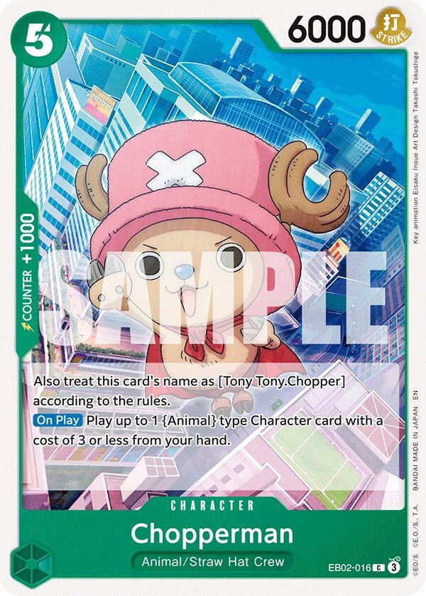 Image for Chopperman (EB02-016) (Extra Booster: Anime 25th Collection) (EB-02) - One Piece Card Game