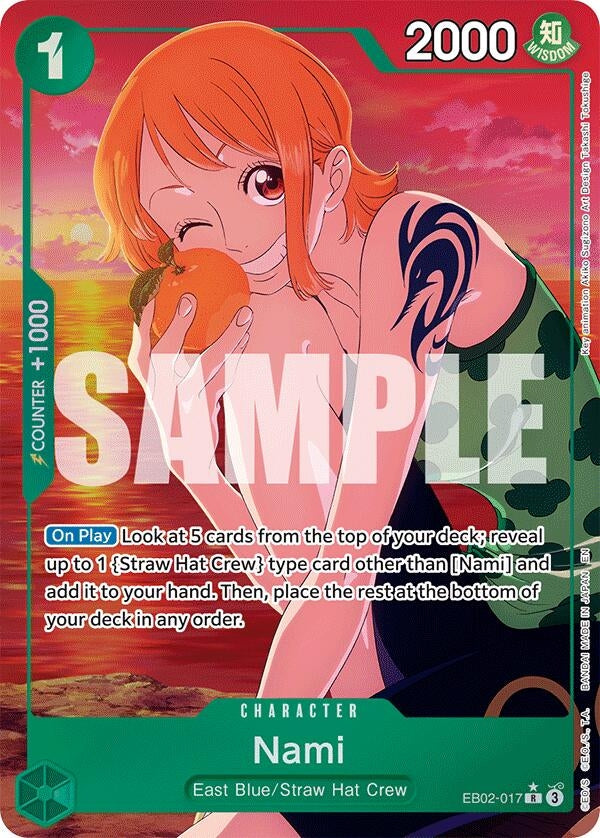 Image for Nami (Alternate Art) (EB02-017) (Extra Booster: Anime 25th Collection) (EB-02) - One Piece Card Game