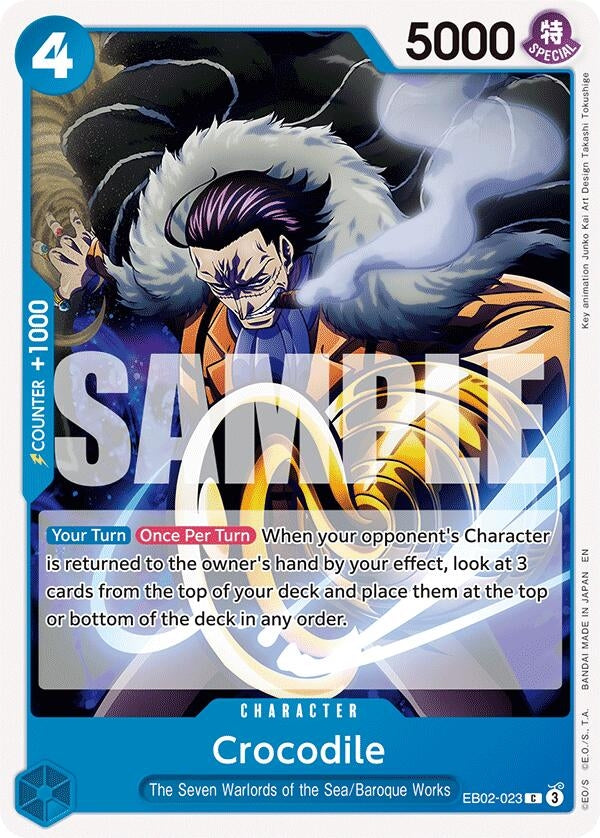 Image for Crocodile (EB02-023) (Extra Booster: Anime 25th Collection) (EB-02) - One Piece Card Game