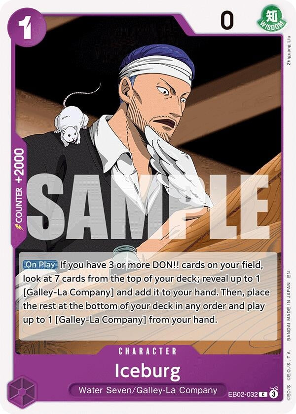 Image for Iceburg (EB02-032) (Extra Booster: Anime 25th Collection) (EB-02) - One Piece Card Game