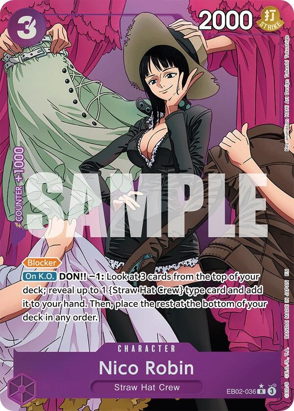 Image for Nico Robin (Alternate Art) (EB02-036) (Extra Booster: Anime 25th Collection) (EB-02) - One Piece Card Game
