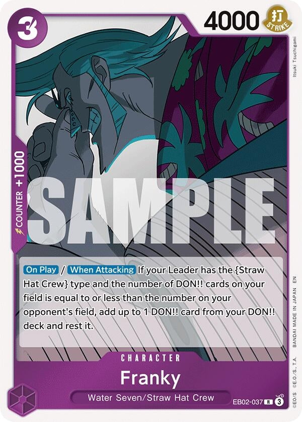 Image for Franky (EB02-037) (Extra Booster: Anime 25th Collection) (EB-02) - One Piece Card Game