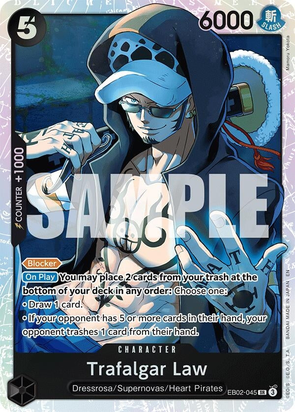 Image for Trafalgar Law (EB02-045) (Extra Booster: Anime 25th Collection) (EB-02) - One Piece Card Game