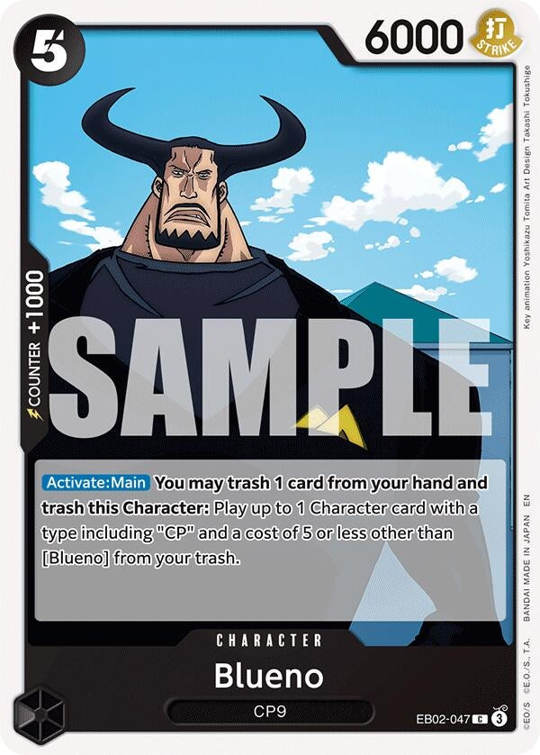 Image for Blueno (EB02-047) (Extra Booster: Anime 25th Collection) (EB-02) - One Piece Card Game
