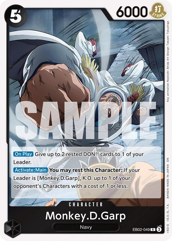 Image for Monkey.D.Garp (EB02-049) (Extra Booster: Anime 25th Collection) (EB-02) - One Piece Card Game