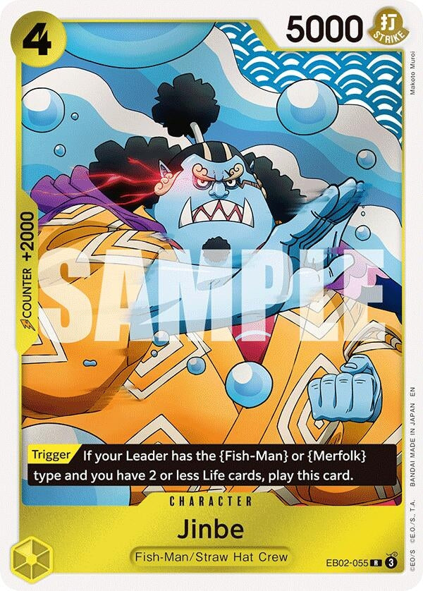 Image for Jinbe (EB02-055) (Extra Booster: Anime 25th Collection) (EB-02) - One Piece Card Game