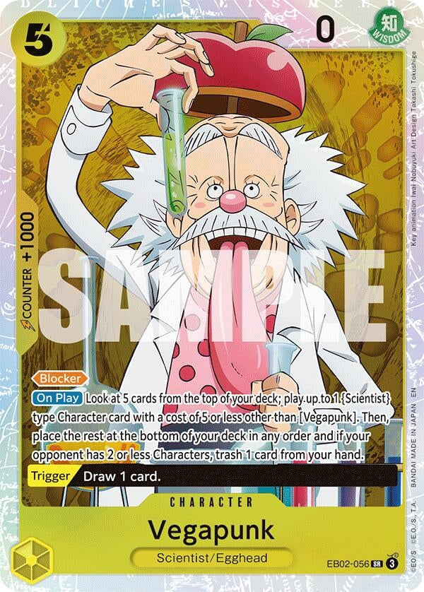 Image for Vegapunk (EB02-056) (Extra Booster: Anime 25th Collection) (EB-02) - One Piece Card Game