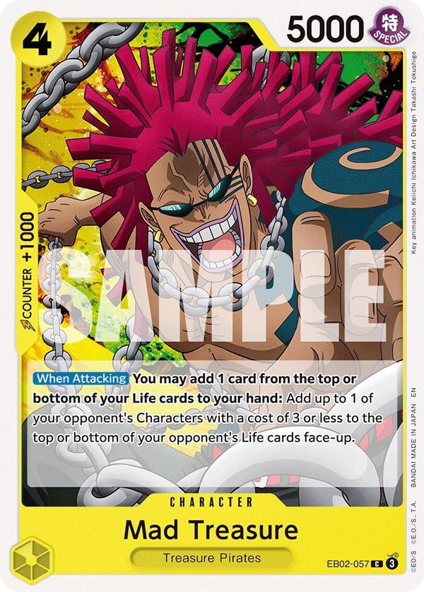 Image for Mad Treasure (EB02-057) (Extra Booster: Anime 25th Collection) (EB-02) - One Piece Card Game