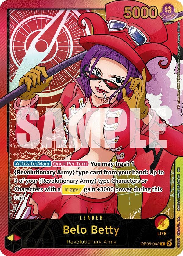 Image for Belo Betty (SP) (OP05-002) (Extra Booster: Anime 25th Collection) (EB-02) - One Piece Card Game