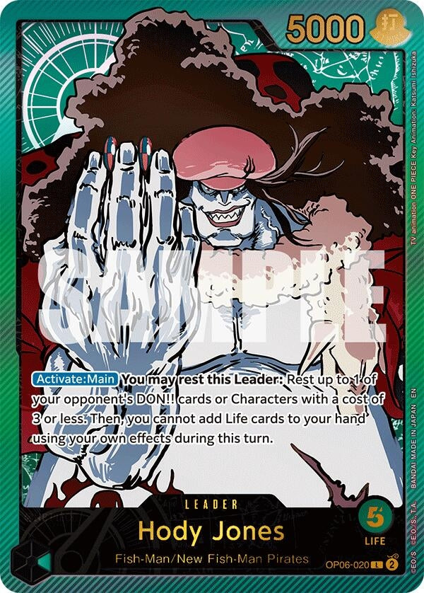Image for Hody Jones (SP) (OP06-020) (Extra Booster: Anime 25th Collection) (EB-02) - One Piece Card Game
