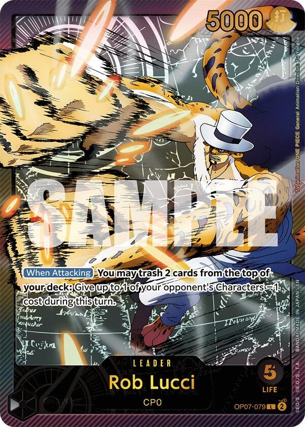 Image for Rob Lucci (SP) (OP07-079) (Extra Booster: Anime 25th Collection) (EB-02) - One Piece Card Game