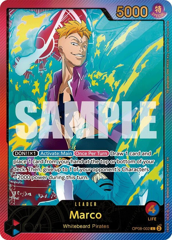 Image for Marco (SP) (OP08-002) (Extra Booster: Anime 25th Collection) (EB-02) - One Piece Card Game