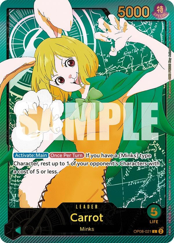 Image for Carrot (SP) (OP08-021) (Extra Booster: Anime 25th Collection) (EB-02) - One Piece Card Game
