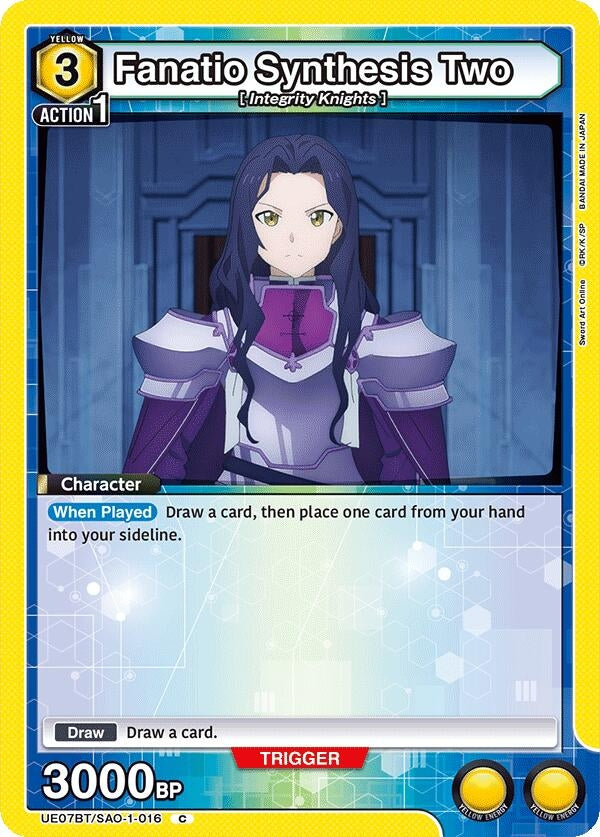 Image for Fanatio Synthesis Two (UE07BT/SAO-1-016) (UE07BT: Sword Art Online) (UE07BT) - Union Arena
