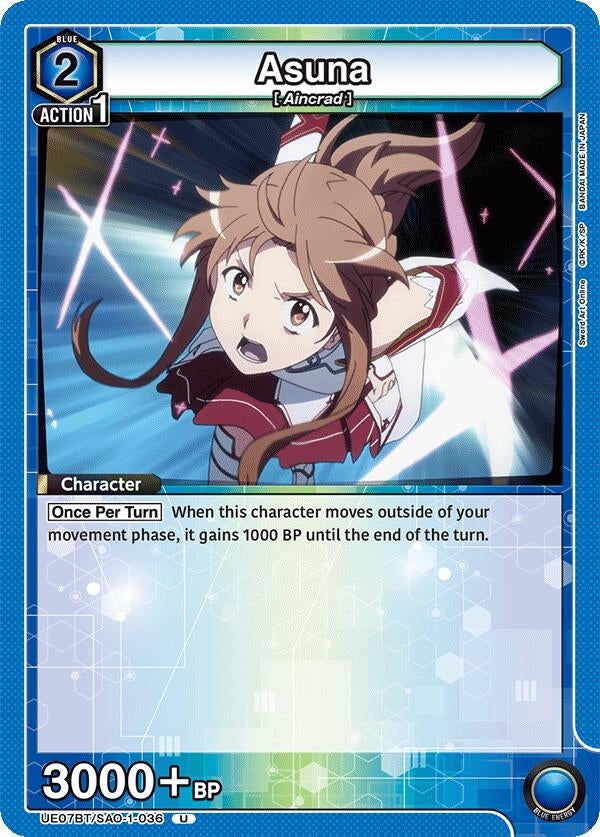 Image for Asuna (036) (UE07BT/SAO-1-036) (UE07BT: Sword Art Online) (UE07BT) - Union Arena