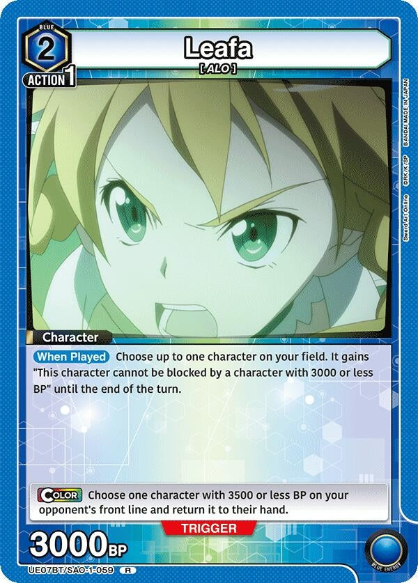 Image for Leafa (059) (UE07BT/SAO-1-059) (UE07BT: Sword Art Online) (UE07BT) - Union Arena