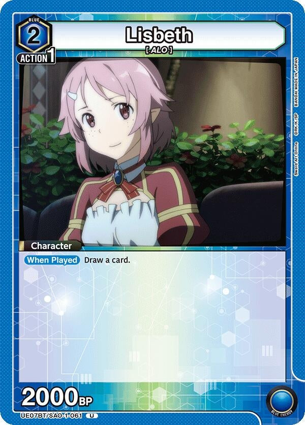 Image for Lisbeth (061) (UE07BT/SAO-1-061) (UE07BT: Sword Art Online) (UE07BT) - Union Arena