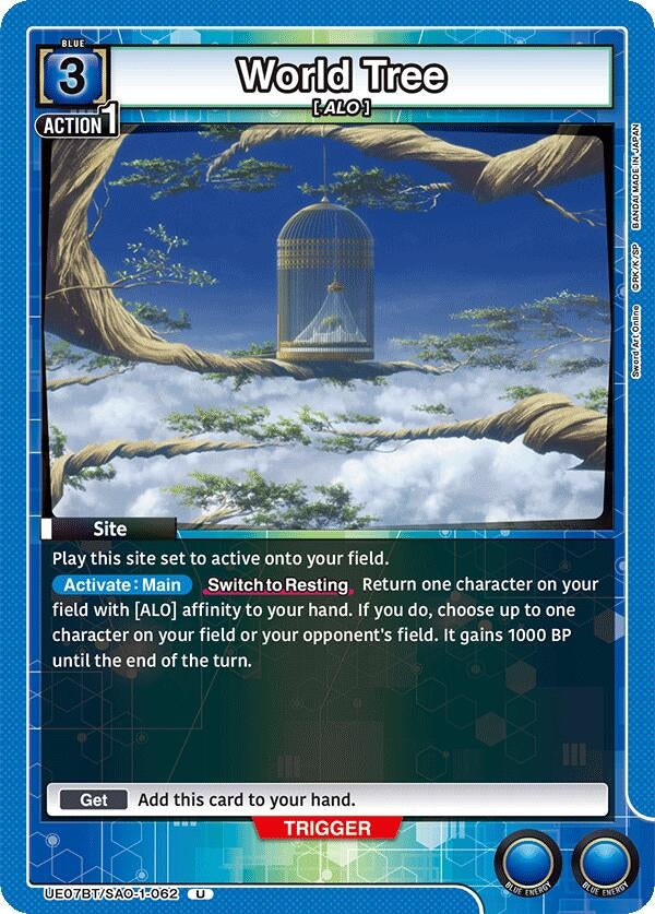 Image for World Tree (UE07BT/SAO-1-062) (UE07BT: Sword Art Online) (UE07BT) - Union Arena