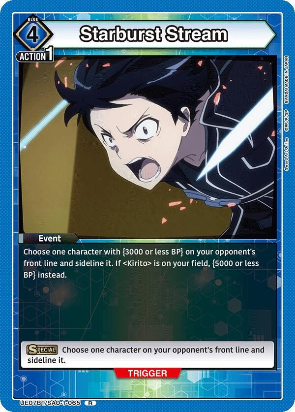 Image for Starburst Stream (UE07BT/SAO-1-065) (UE07BT: Sword Art Online) (UE07BT) - Union Arena