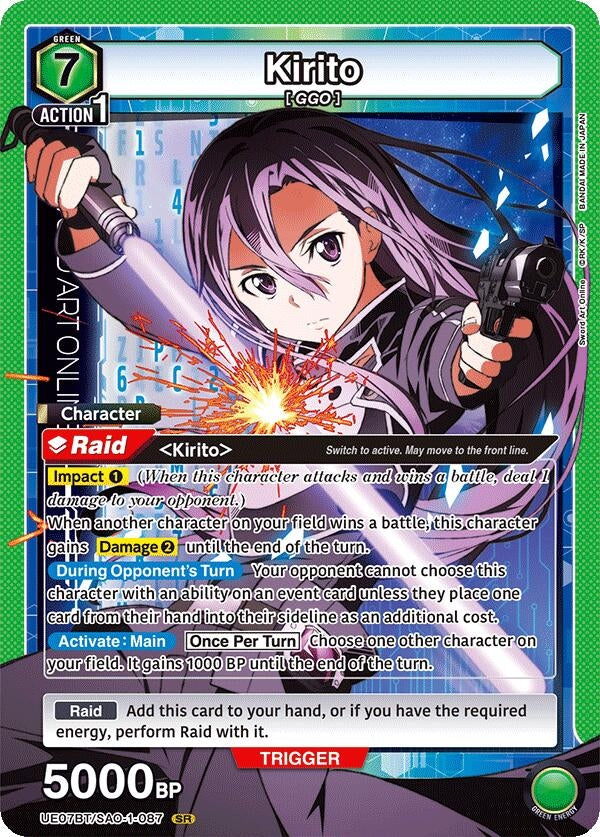 Image for Kirito (087) (UE07BT/SAO-1-087) (UE07BT: Sword Art Online) (UE07BT) - Union Arena