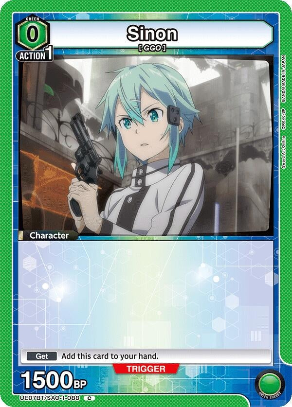 Image for Sinon (088) (UE07BT/SAO-1-088) (UE07BT: Sword Art Online) (UE07BT) - Union Arena