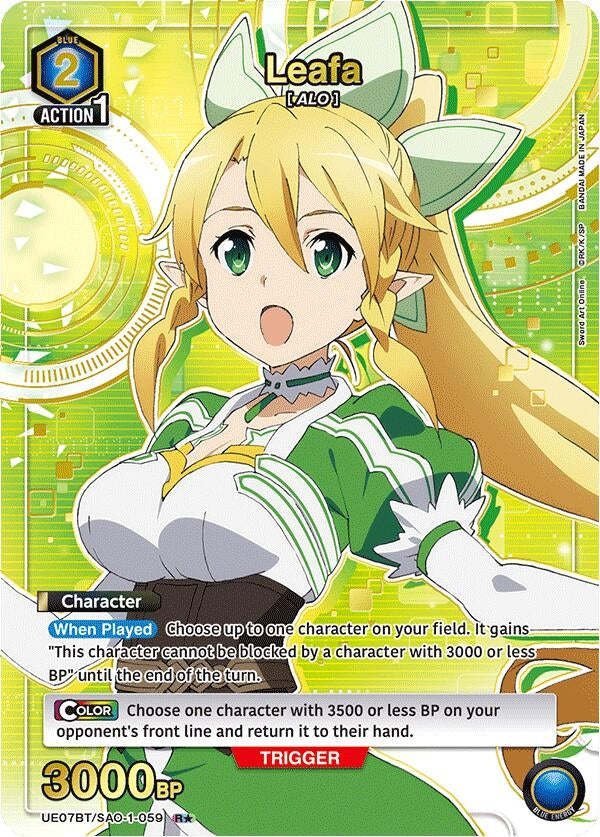 Image for Leafa (059) (R*) (UE07BT/SAO-1-059) (UE07BT: Sword Art Online) (UE07BT) - Union Arena