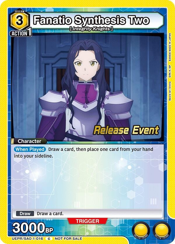 Image for Fanatio Synthesis Two (UEPR/SAO-1-016) (UE07BT: Sword Art Online Release Event Cards) (UE07BT_RE) - Union Arena