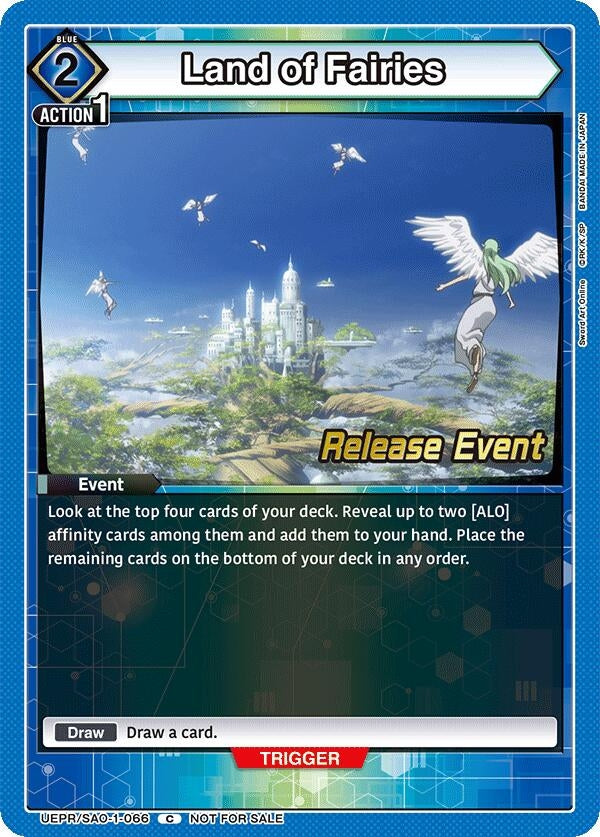 Image for Land of Fairies (UEPR/SAO-1-066) (UE07BT: Sword Art Online Release Event Cards) (UE07BT_RE) - Union Arena