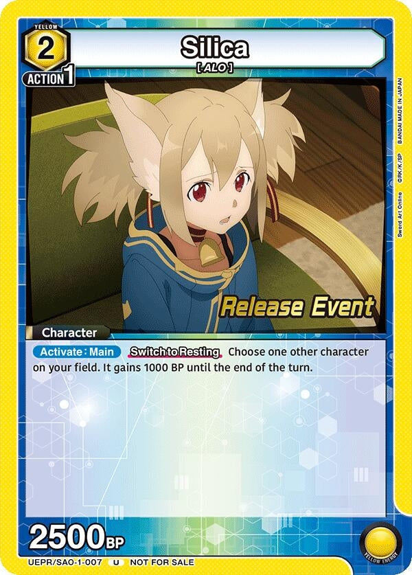 Image for Silica (007) (UEPR/SAO-1-007) (UE07BT: Sword Art Online Release Event Cards) (UE07BT_RE) - Union Arena