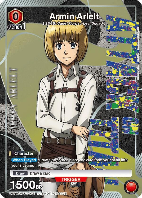Image for Armin Arlelt (UEPR/AOT-1-075) (Union Arena Promotion Cards) (UEPR) - Union Arena
