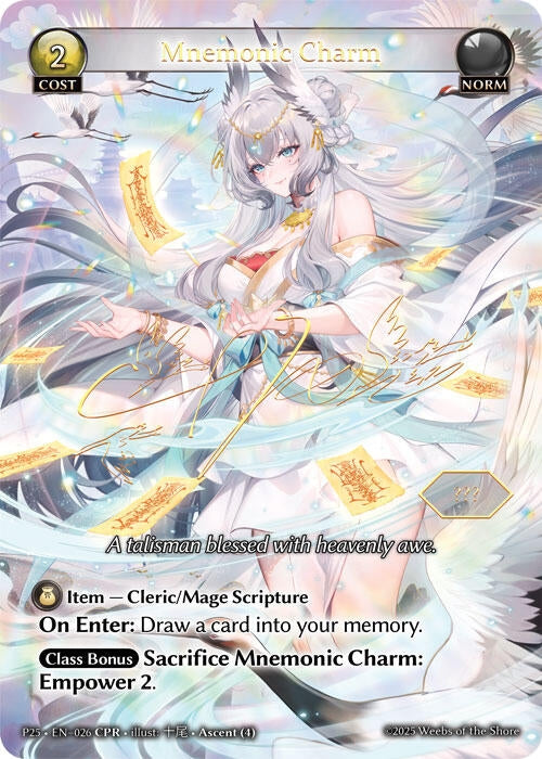 Image for Mnemonic Charm (061) (Promotional Cards) (P) - Grand Archive TCG