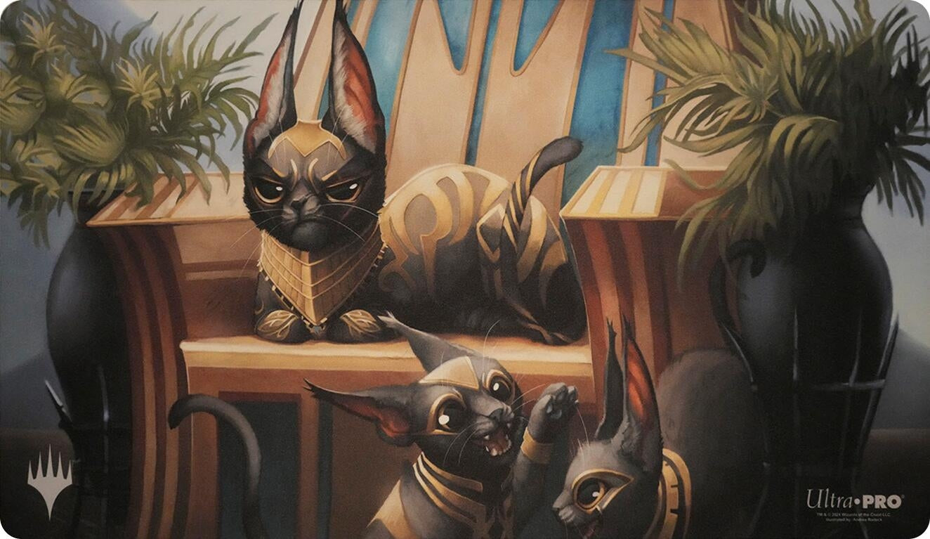 Image for Andrea Radeck Ultra Pro Exclusive Playmat for Magic: The Gathering - Regal Caracal - Playmats