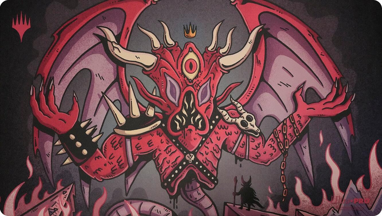 Image for Wizard of Barge Ultra Pro Exclusive Playmat for Magic: The Gathering - Lord of the Pit - Playmats