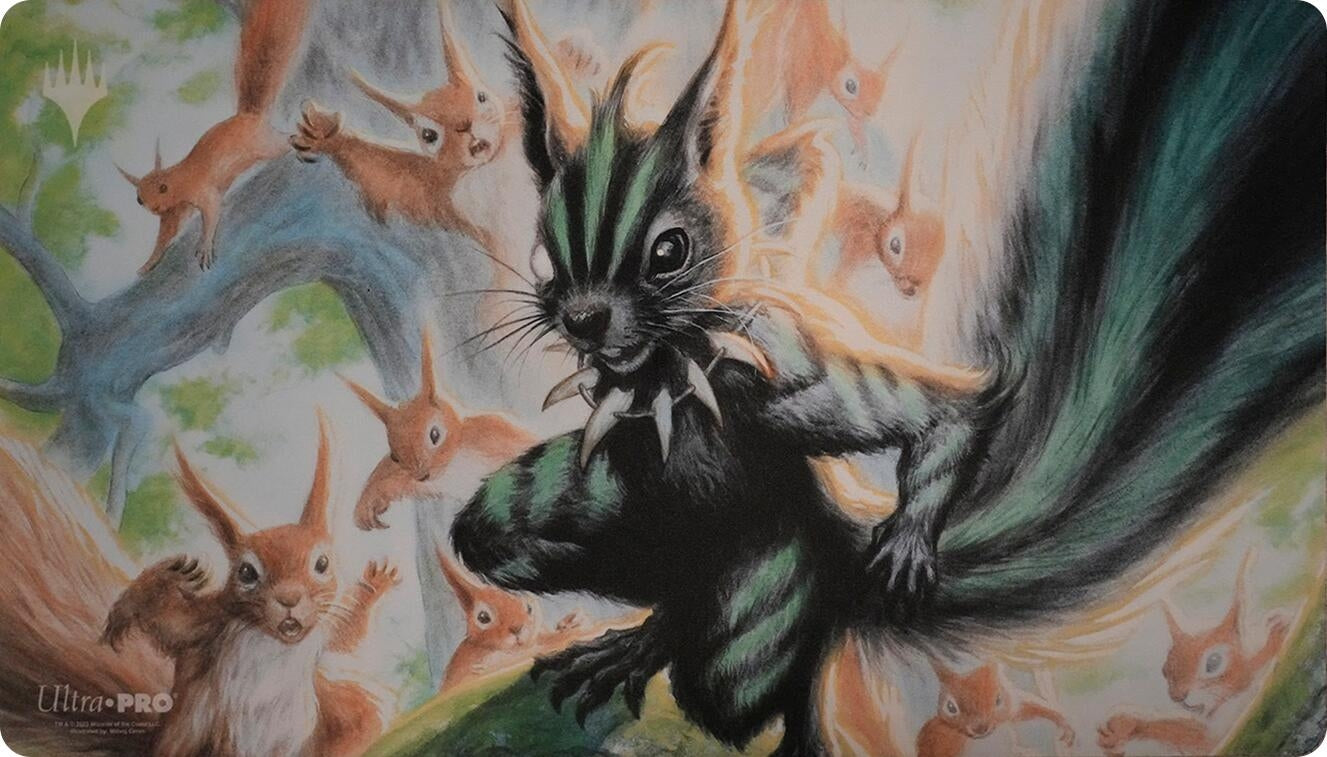 Image for Milivoj Ceran Ultra Pro Exclusive Playmat for Magic: The Gathering - Chatterfang, Squirrel General - Playmats