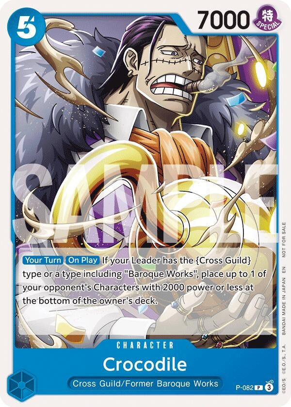 Image for Crocodile (Store 2-on-2 Battle 2025) (P-082) (One Piece Promotion Cards) (OP-PR) - One Piece Card Game