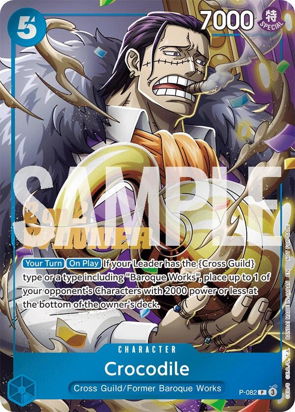 Image for Crocodile (Store 2-on-2 Battle 2025 Winner) (P-082) (One Piece Promotion Cards) (OP-PR) - One Piece Card Game