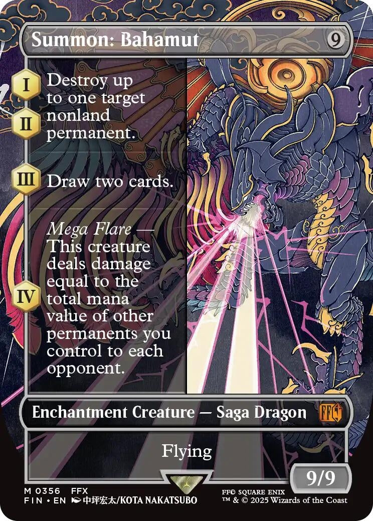 Summon: Bahamut (Borderless) (356) (FINAL FANTASY)