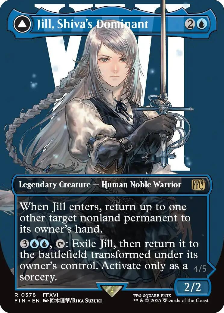 Jill, Shiva's Dominant (Borderless) (378) (FINAL FANTASY)