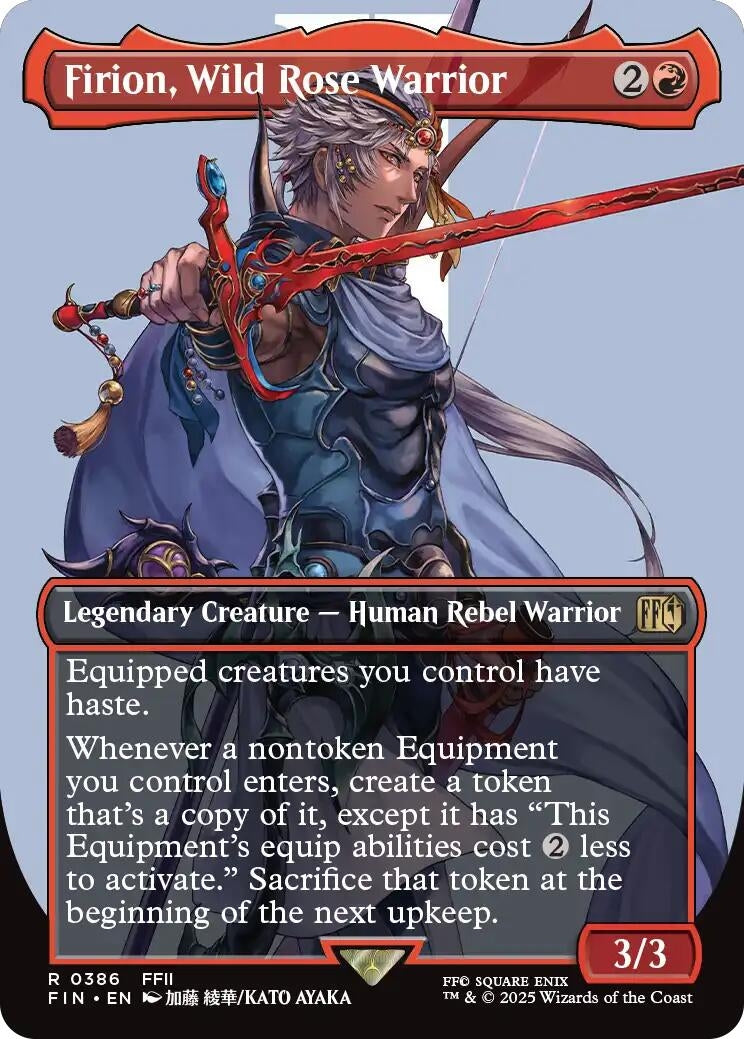 Firion, Wild Rose Warrior (Borderless) (386) (FINAL FANTASY)