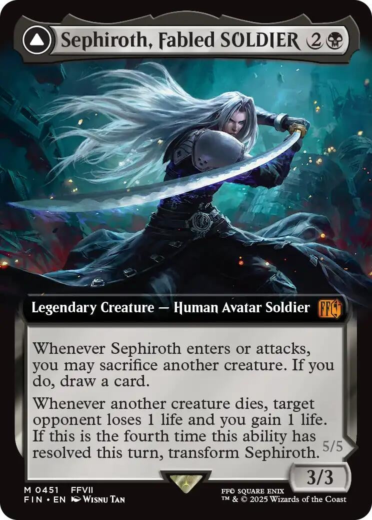 Sephiroth, Fabled SOLDIER (Extended Art) (451) (FINAL FANTASY)