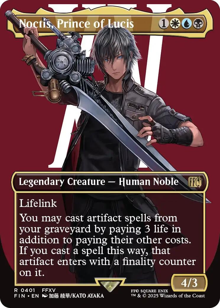 Noctis, Prince of Lucis (Borderless) (401) (FINAL FANTASY) - PokeBox USA