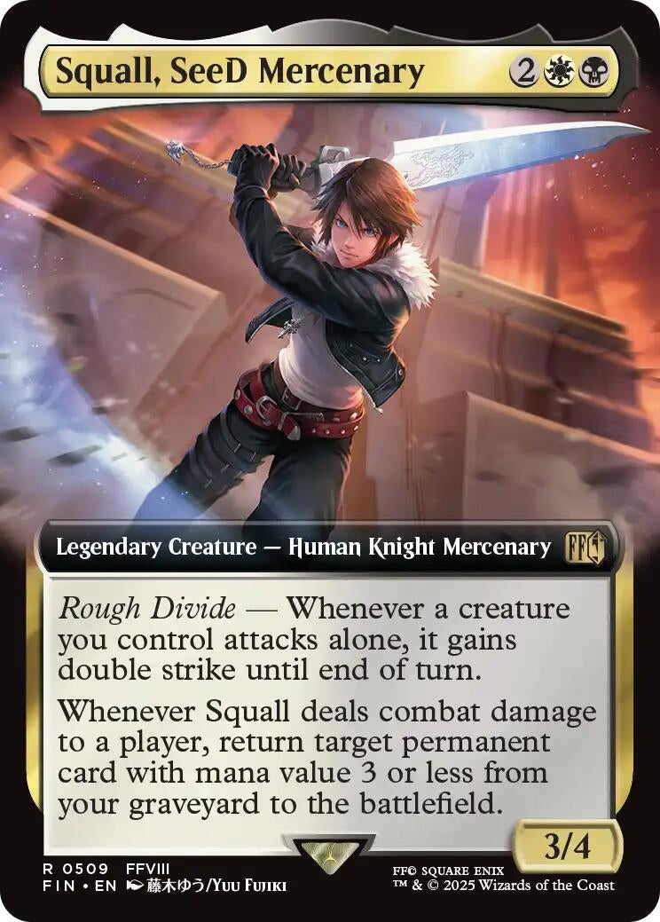 Squall, SeeD Mercenary (Extended Art) (509) (FINAL FANTASY)