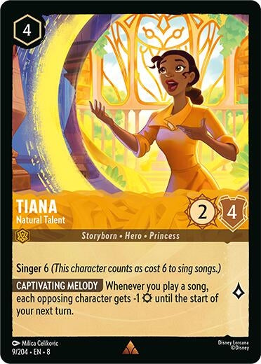 Image for Tiana - Natural Talent (9/204) (Reign of Jafar) (8) - Disney Lorcana
