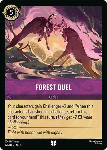 Image for Forest Duel (77/204) (Reign of Jafar) (8) - Disney Lorcana