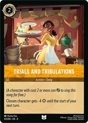 Image for Trials and Tribulations (43/204) (Reign of Jafar) (8) - Disney Lorcana