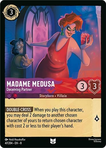 Image for Madame Medusa - Deceiving Partner (47/204) (Reign of Jafar) (8) - Disney Lorcana