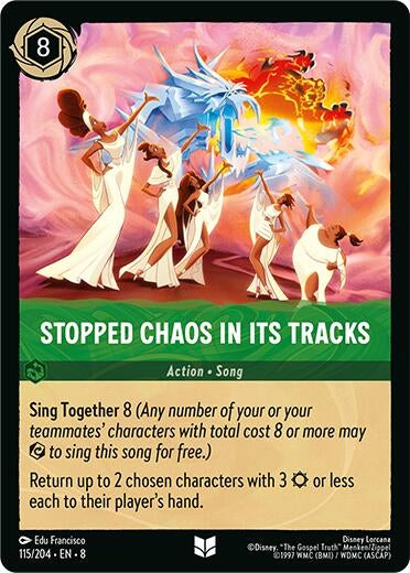 Image for Stopped Chaos in Its tracks (115/204) (Reign of Jafar) (8) - Disney Lorcana