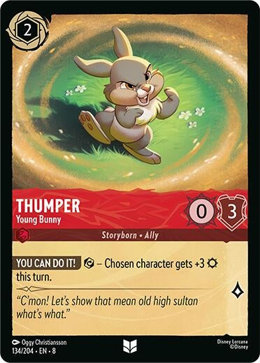 Image for Thumper - Young Bunny (134/204) (Reign of Jafar) (8) - Disney Lorcana