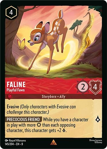 Image for Faline - Playful Fawn (145/204) (Reign of Jafar) (8) - Disney Lorcana
