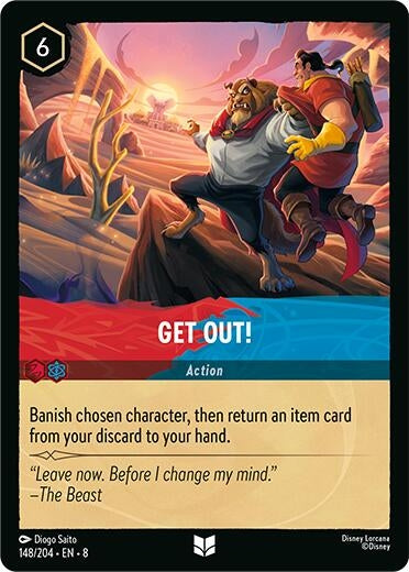 Image for Get Out! (148/204) (Reign of Jafar) (8) - Disney Lorcana